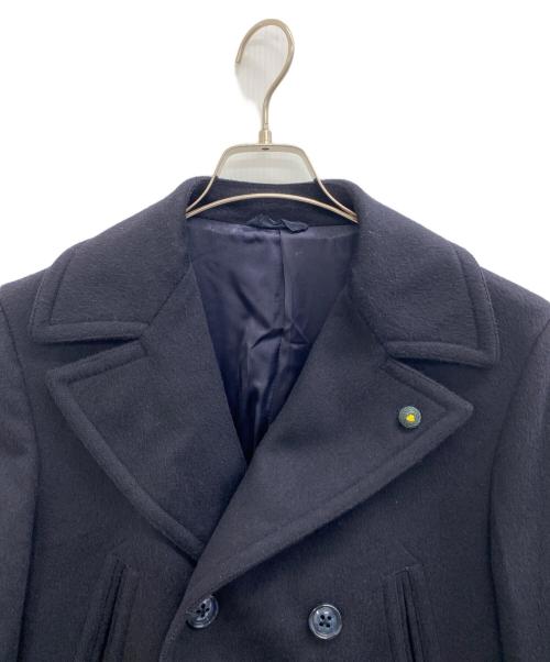 L'8（ロット）L'8 (ロット) ウールコート ネイビー サイズ:46の古着・服飾アイテム