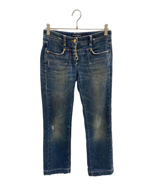 DOLCE & GABBANA（ドルチェ＆ガッバーナ）DOLCE & GABBANA (ドルチェ＆ガッバーナ) デニムパンツ インディゴ サイズ:38の古着・服飾アイテム