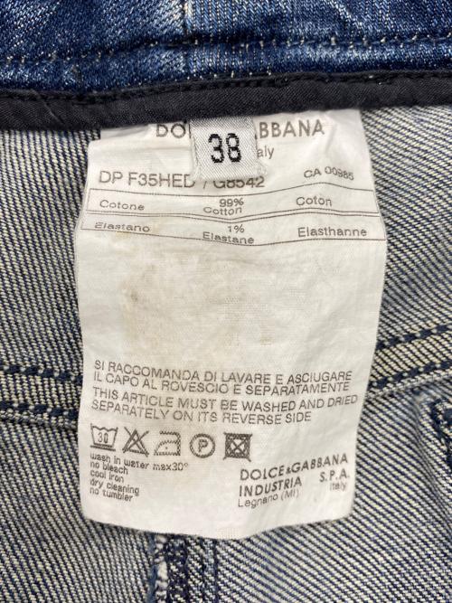 DOLCE & GABBANA（ドルチェ＆ガッバーナ）DOLCE & GABBANA (ドルチェ＆ガッバーナ) デニムパンツ インディゴ サイズ:38の古着・服飾アイテム