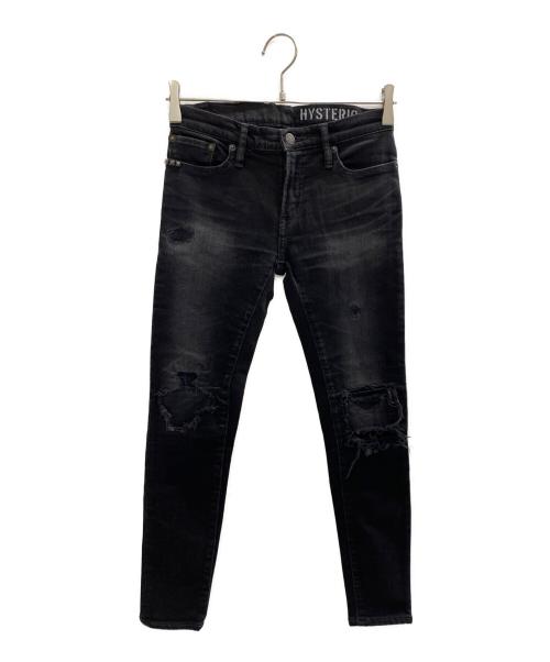 Hysteric Glamour（ヒステリックグラマー）Hysteric Glamour (ヒステリックグラマー) デニムパンツ ブラック サイズ:XSの古着・服飾アイテム