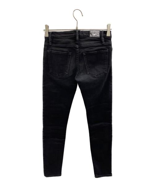 Hysteric Glamour（ヒステリックグラマー）Hysteric Glamour (ヒステリックグラマー) デニムパンツ ブラック サイズ:XSの古着・服飾アイテム