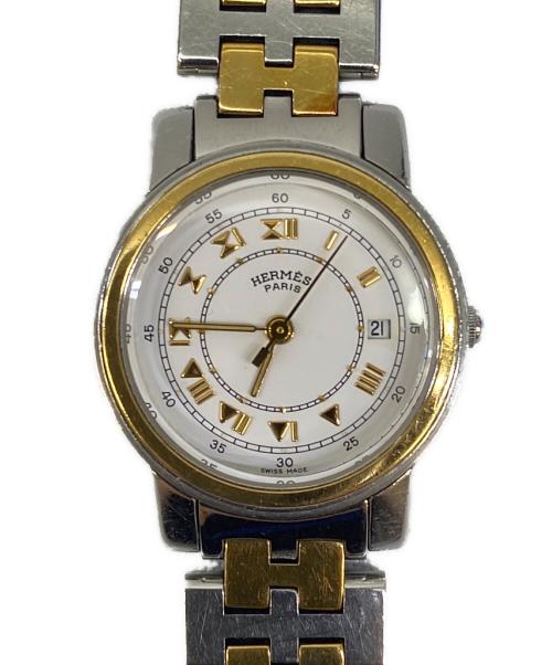 HERMES（エルメス）HERMES (エルメス) キャリック コンビ ホワイトの古着・服飾アイテム