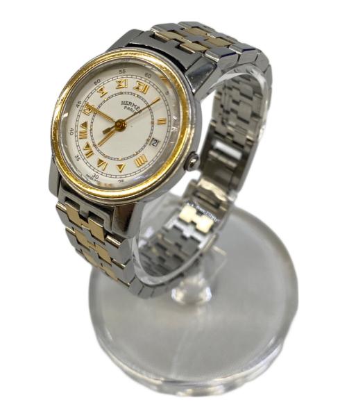 HERMES（エルメス）HERMES (エルメス) キャリック コンビ ホワイトの古着・服飾アイテム