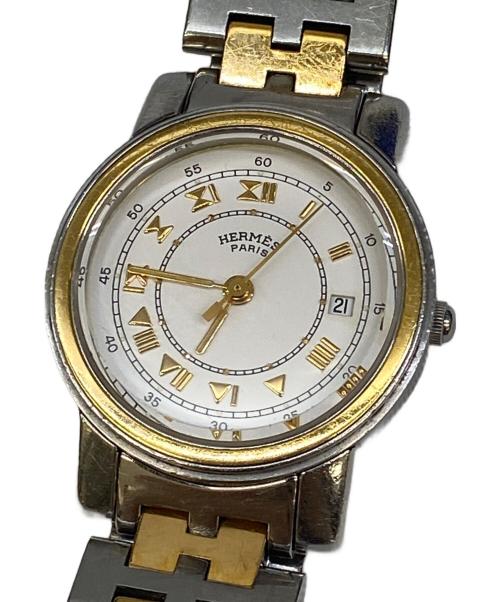 HERMES（エルメス）HERMES (エルメス) キャリック コンビ ホワイトの古着・服飾アイテム