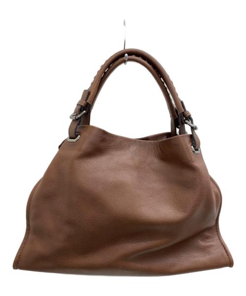 土屋鞄（ツチヤカバン）土屋鞄 (ツチヤカバン) ハンドバッグ ブラウンの古着・服飾アイテム