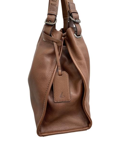 土屋鞄（ツチヤカバン）土屋鞄 (ツチヤカバン) ハンドバッグ ブラウンの古着・服飾アイテム