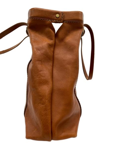 organ（オルガン）organ (オルガン) ハンドバッグ ブラウンの古着・服飾アイテム