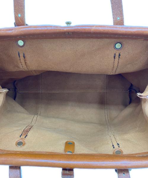 organ（オルガン）organ (オルガン) ハンドバッグ ブラウンの古着・服飾アイテム