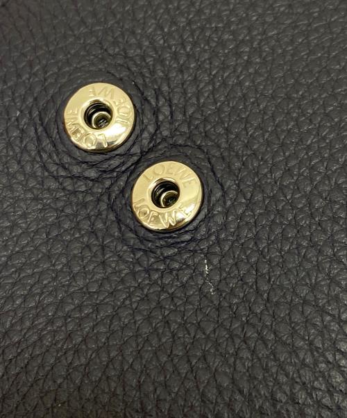 LOEWE（ロエベ）LOEWE (ロエベ) 2つ折り財布 カーキ×ネイビーの古着・服飾アイテム