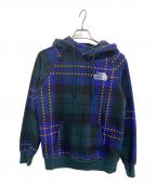 THE NORTH FACEザ ノース フェイス）の古着「W HOLIDAY HOODIE」｜グリーン×ブルー
