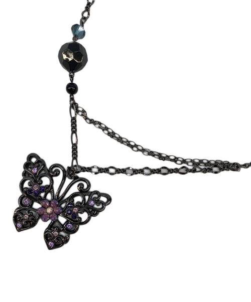 ANNA SUI（アナスイ）ANNA SUI (アナスイ) ネックレス パープル×ブラックの古着・服飾アイテム