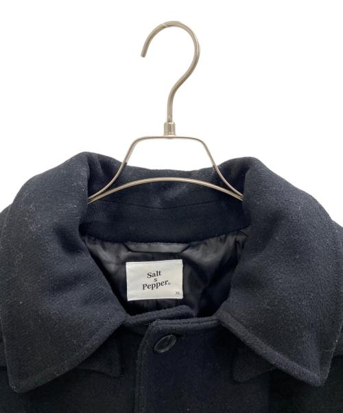 salt&pepper（ソルトアンドペッパー）salt&pepper (ソルトアンドペッパー) コート ブラック サイズ:XLの古着・服飾アイテム