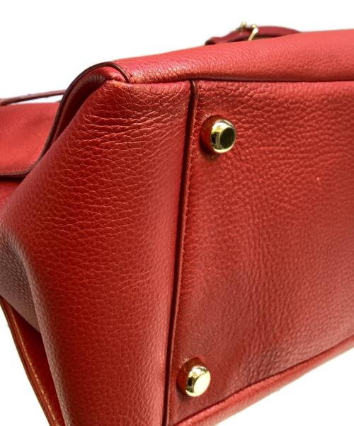 COACH（コーチ）COACH (コーチ) 2WAYバッグ レッドの古着・服飾アイテム