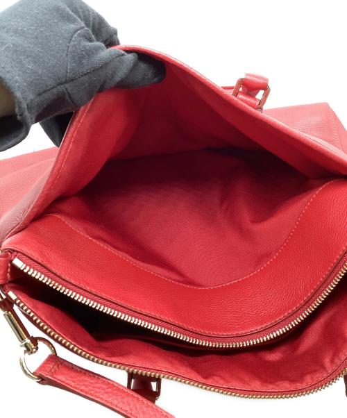 COACH（コーチ）COACH (コーチ) 2WAYバッグ レッドの古着・服飾アイテム