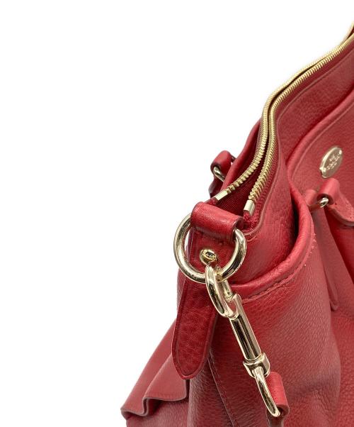 COACH（コーチ）COACH (コーチ) 2WAYバッグ レッドの古着・服飾アイテム