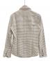 BALENCIAGA (バレンシアガ) ボタンダウンシャツ グレー×ホワイト サイズ:SIZE M：5000円
