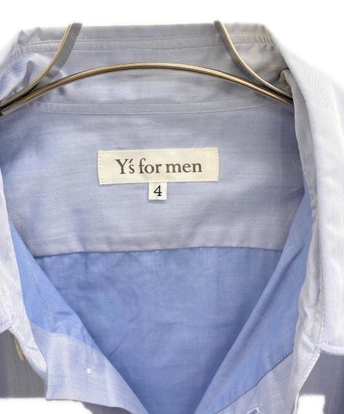 Y's for men（ワイズフォーメン）Y's for men (ワイズフォーメン) 長袖シャツ スカイブルー サイズ:4の古着・服飾アイテム