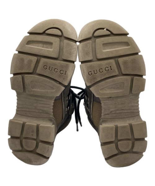 GUCCI（グッチ）GUCCI (グッチ) ハイカットスニーカー グレー サイズ:6 1/2の古着・服飾アイテム