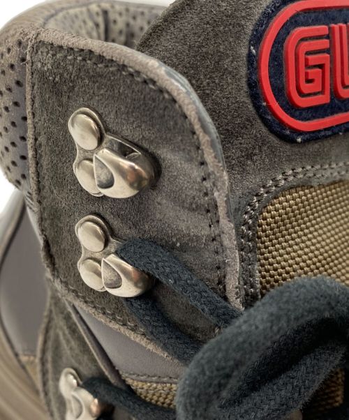 GUCCI（グッチ）GUCCI (グッチ) ハイカットスニーカー グレー サイズ:6 1/2の古着・服飾アイテム