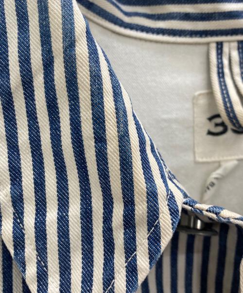 SCYEBASICS（サイベーシックス）SCYEBASICS (サイベーシックス) ワークジャケット ホワイト×ブルー サイズ:38の古着・服飾アイテム