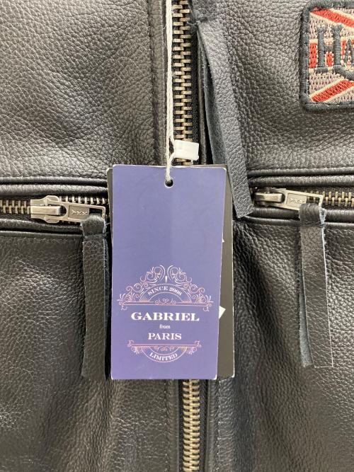 GABRIEL（ガブリエル）GABRIEL (ガブリエル) レザージャケット ブラック サイズ:L 未使用品の古着・服飾アイテム
