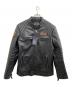GABRIEL（ガブリエル）の古着「レザージャケット」｜ブラック