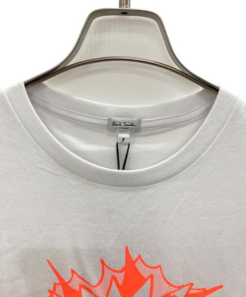 PAUL SMITH（ポールスミス）Paul Smith (ポールスミス) 半袖Tシャツ ホワイト サイズ:Fの古着・服飾アイテム