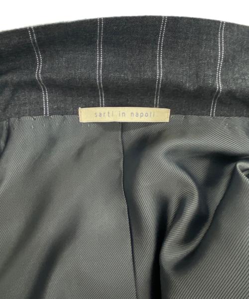 sarti in napoli（サルティインナポリ）sarti in napoli (サルティインナポリ) テーラードジャケット グレー サイズ:44の古着・服飾アイテム