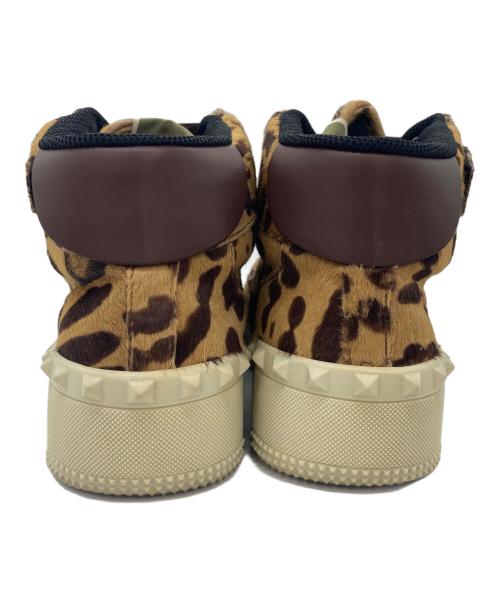 VALENTINO（ヴァレンティノ）VALENTINO (ヴァレンティノ) ハイカットスニーカー ブラウン サイズ:41の古着・服飾アイテム