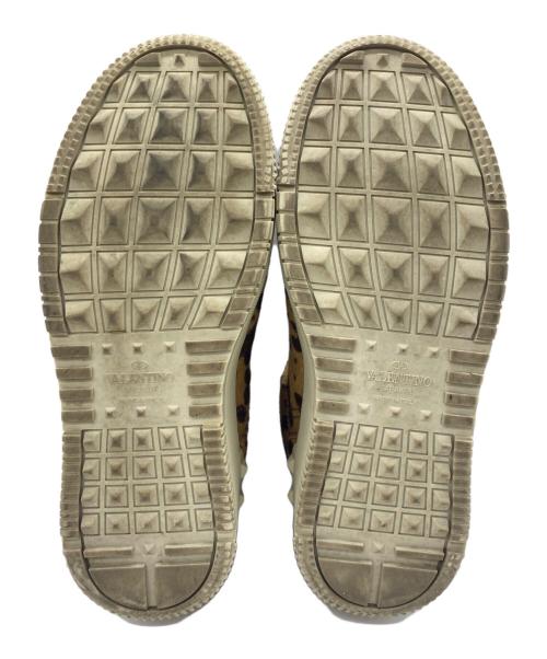 VALENTINO（ヴァレンティノ）VALENTINO (ヴァレンティノ) ハイカットスニーカー ブラウン サイズ:41の古着・服飾アイテム