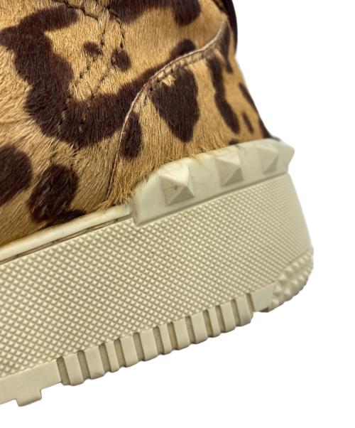 VALENTINO（ヴァレンティノ）VALENTINO (ヴァレンティノ) ハイカットスニーカー ブラウン サイズ:41の古着・服飾アイテム