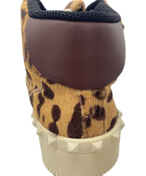 VALENTINO（ヴァレンティノ）VALENTINO (ヴァレンティノ) ハイカットスニーカー ブラウン サイズ:41の古着・服飾アイテム