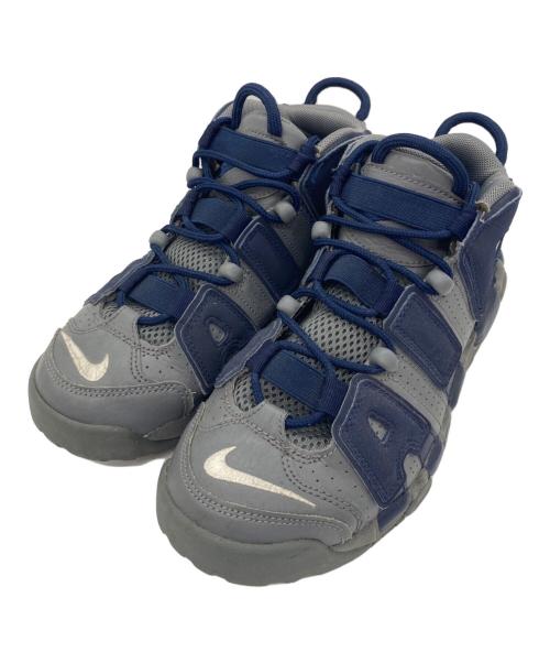 NIKE（ナイキ）NIKE (ナイキ) AIR MORE UPTEMPO 96 グレー×ネイビー サイズ:23.5㎝の古着・服飾アイテム