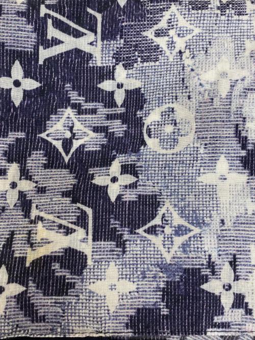 LOUIS VUITTON（ルイ ヴィトン）LOUIS VUITTON (ルイ ヴィトン) バンダナ マスクセット ブルーの古着・服飾アイテム