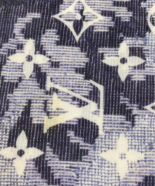 LOUIS VUITTON（ルイ ヴィトン）LOUIS VUITTON (ルイ ヴィトン) バンダナ マスクセット ブルーの古着・服飾アイテム