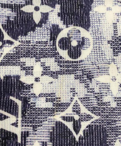 LOUIS VUITTON（ルイ ヴィトン）LOUIS VUITTON (ルイ ヴィトン) バンダナ マスクセット ブルーの古着・服飾アイテム