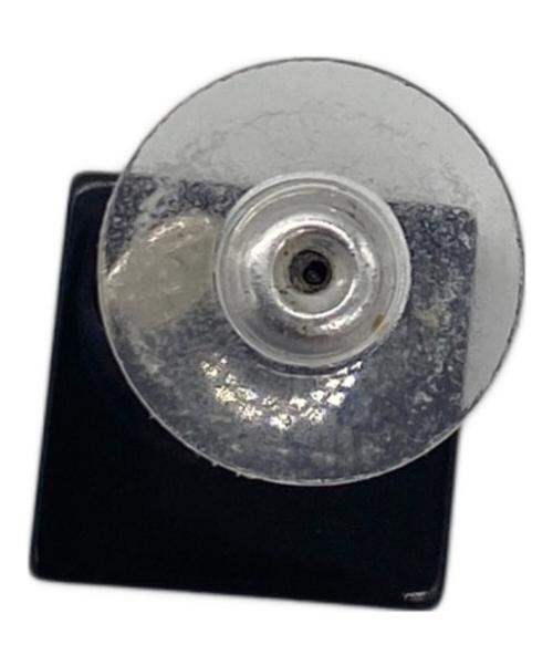 CHANEL（シャネル）CHANEL (シャネル) スクエアライトストーンピアス ブラックの古着・服飾アイテム