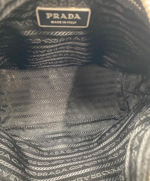 PRADA（プラダ）PRADA (プラダ) ナイロンハンドバッグ ブラックの古着・服飾アイテム