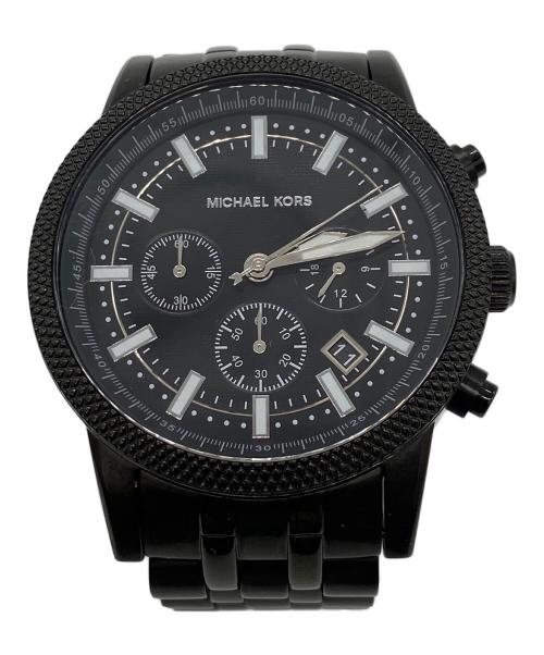 MICHAEL KORS（マイケルコース）MICHAEL KORS (マイケルコース) 腕時計 ブラックの古着・服飾アイテム