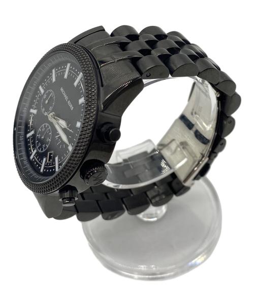 MICHAEL KORS（マイケルコース）MICHAEL KORS (マイケルコース) 腕時計 ブラックの古着・服飾アイテム