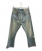 KAPITALキャピタル）の古着「デニムパンツ」｜ブルー