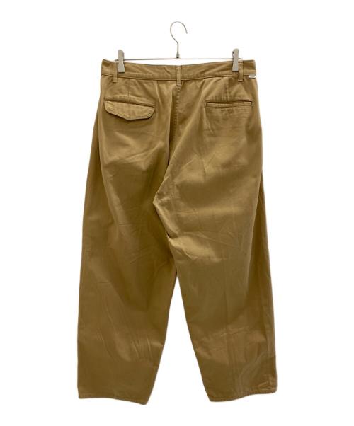 Graphpaper（グラフペーパー）Graphpaper (グラフペーパー) CHINO TWO TUCK PANTS ベージュ サイズ:2の古着・服飾アイテム