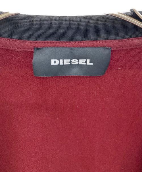 DIESEL（ディーゼル）DIESEL (ディーゼル) トラックジャケット レッド×ブラック サイズ:Ｓの古着・服飾アイテム