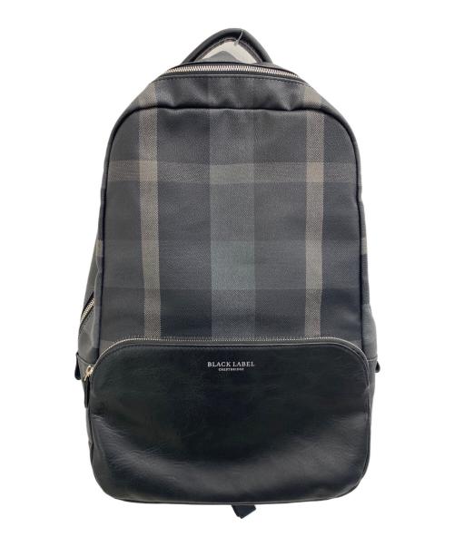 BLACK LABEL CRESTBRIDGE（ブラックレーベル クレストブリッジ）BLACK LABEL CRESTBRIDGE (ブラックレーベル クレストブリッジ) リュック ブラックの古着・服飾アイテム