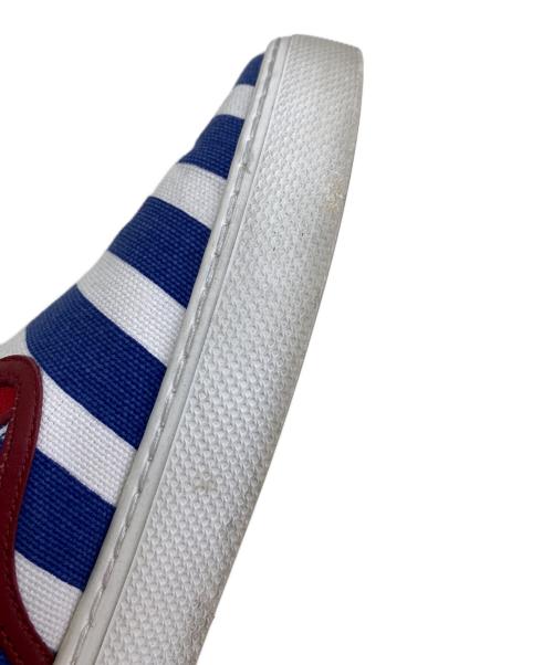 GUCCI（グッチ）GUCCI (グッチ) スリッポン ホワイト×ブルー サイズ:SIZE 8の古着・服飾アイテム