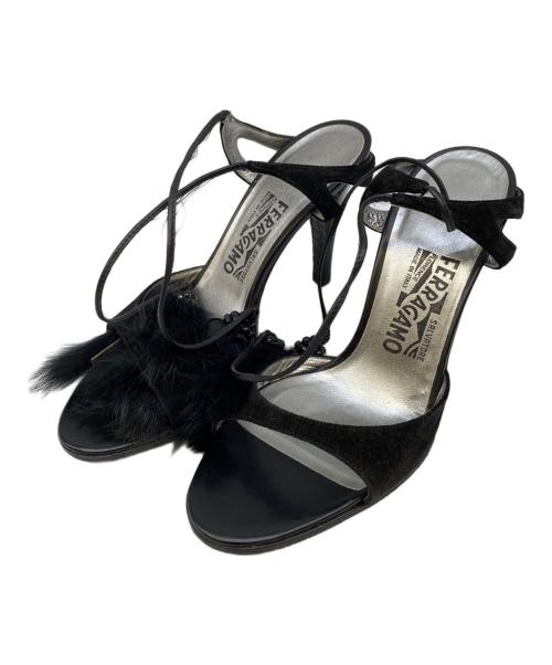 Salvatore Ferragamo（サルヴァトーレ フェラガモ）Salvatore Ferragamo (サルヴァトーレ フェラガモ) サンダル ブラック サイズ:SIZE 7の古着・服飾アイテム