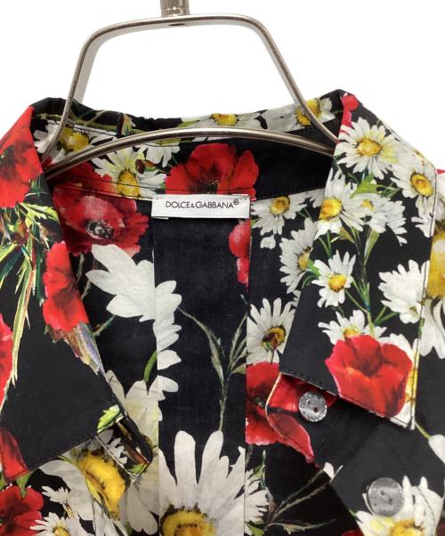 DOLCE & GABBANA（ドルチェ＆ガッバーナ）DOLCE & GABBANA (ドルチェ＆ガッバーナ) 半袖シャツ レッド×ブラック サイズ:11/12の古着・服飾アイテム