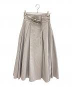 Snidelスナイデル）の古着「バリエベルスカート」｜グレー