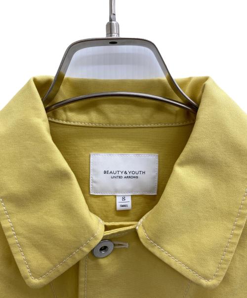 BEAUTY&YOUTH（ビューティーアンドユース）BEAUTY&YOUTH (ビューティーアンドユース) コットンダックミリタリージャケット イエロー サイズ:Sの古着・服飾アイテム