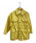 BEAUTY&YOUTH（ビューティーアンドユース）の古着「コットンダックミリタリージャケット」｜イエロー
